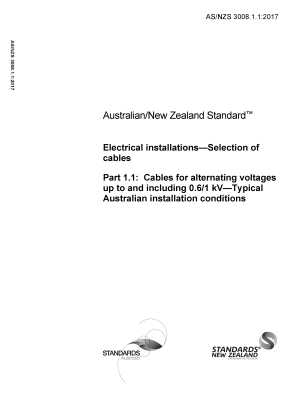 AS/NZS 3008.1.1:2017