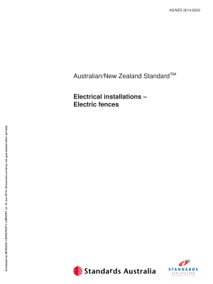AS/NZS 3014:2003