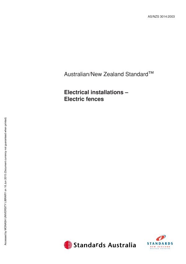 AS/NZS 3014:2003