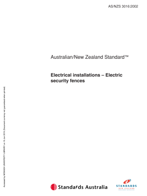 AS/NZS 3016:2002