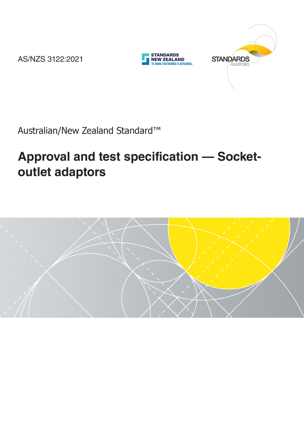 AS/NZS 3122:2021 AS/NZS 3122:2021