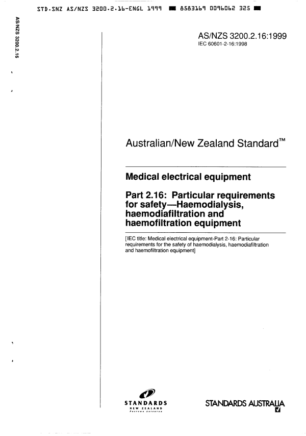 AS/NZS 3200.2.16:1999