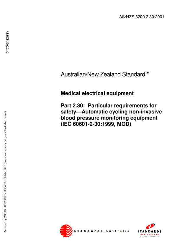 AS/NZS 3200.2.30:2001 AS/NZS 3200.2.30:2001