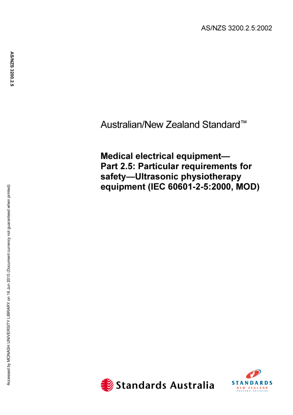 AS/NZS 3200.2.5:2002