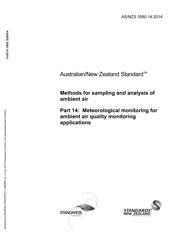 AS/NZS 3580.14:2014 AS/NZS 3580.14:2014