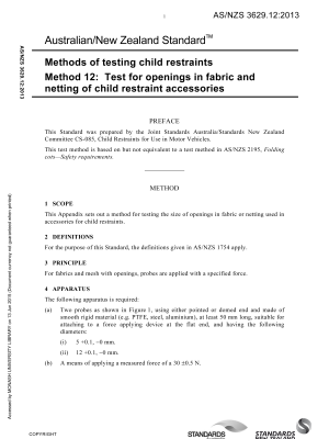 AS/NZS 3629.12:2013