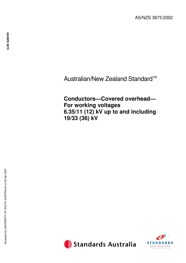 AS/NZS 3675:2002 AS/NZS 3675:2002