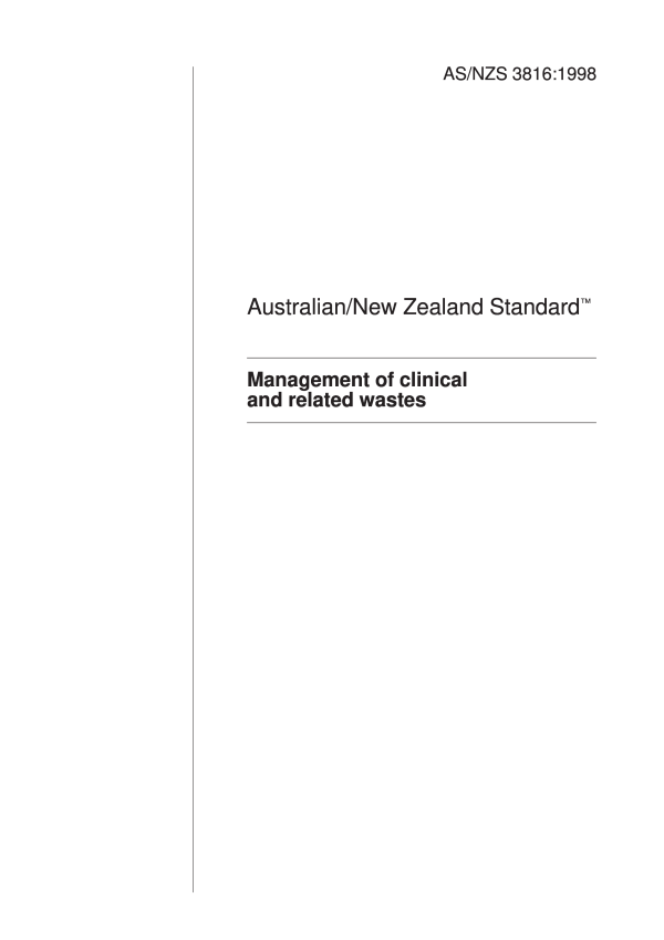 AS/NZS 3816:1998