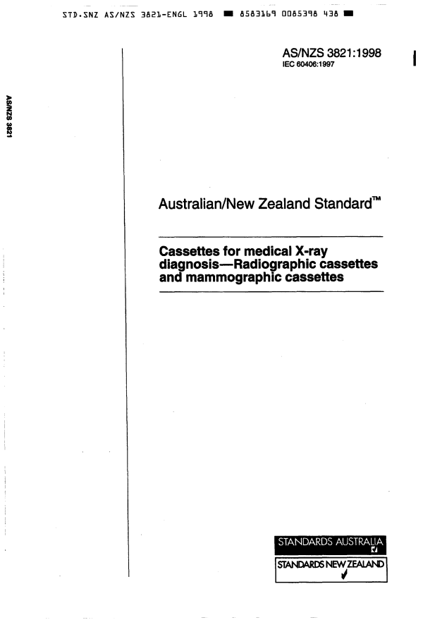 AS/NZS 3821:1998