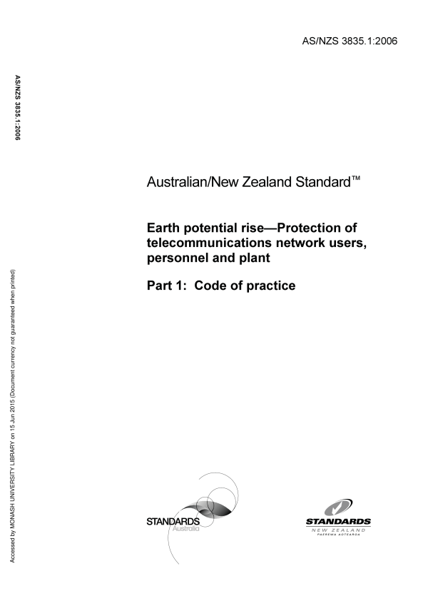 AS/NZS 3835.1:2006