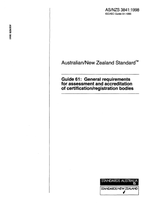 AS/NZS 3841:1998