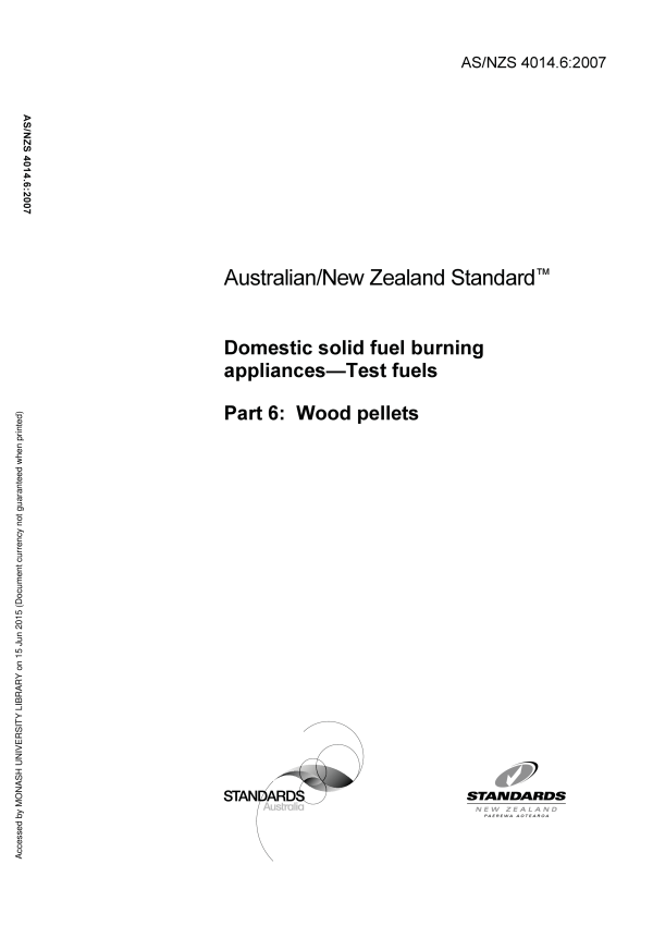 AS/NZS 4014.6:2007 AS/NZS 4014.6:2007