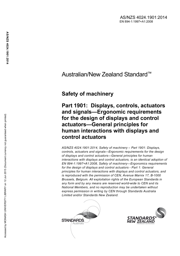 AS/NZS 4024.1901:2014