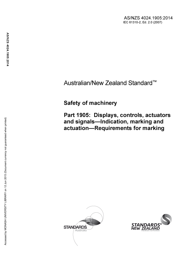 AS/NZS 4024.1905:2014