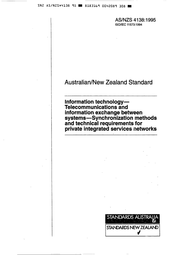 AS/NZS 4138:1995