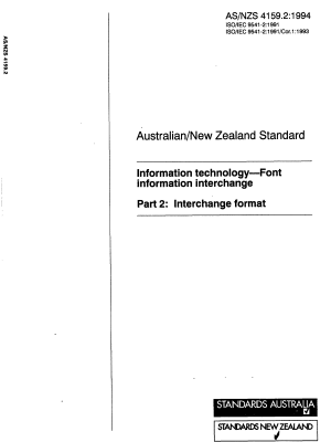 AS/NZS 4159.2:1994