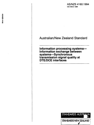 AS/NZS 4160:1994