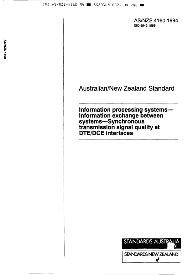 AS/NZS 4160:1994