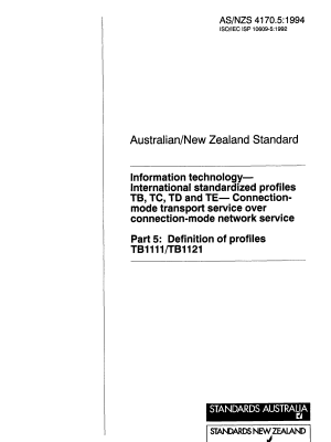 AS/NZS 4170.5:1994
