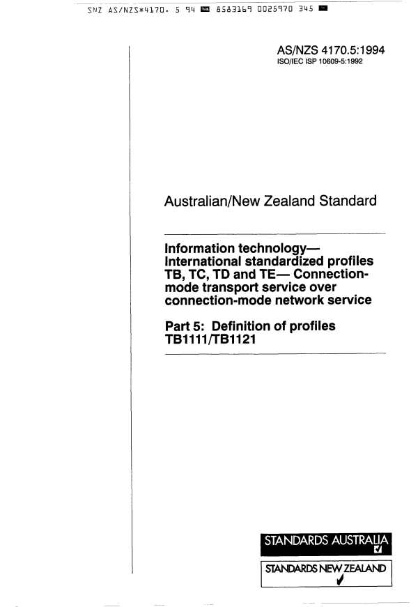 AS/NZS 4170.5:1994