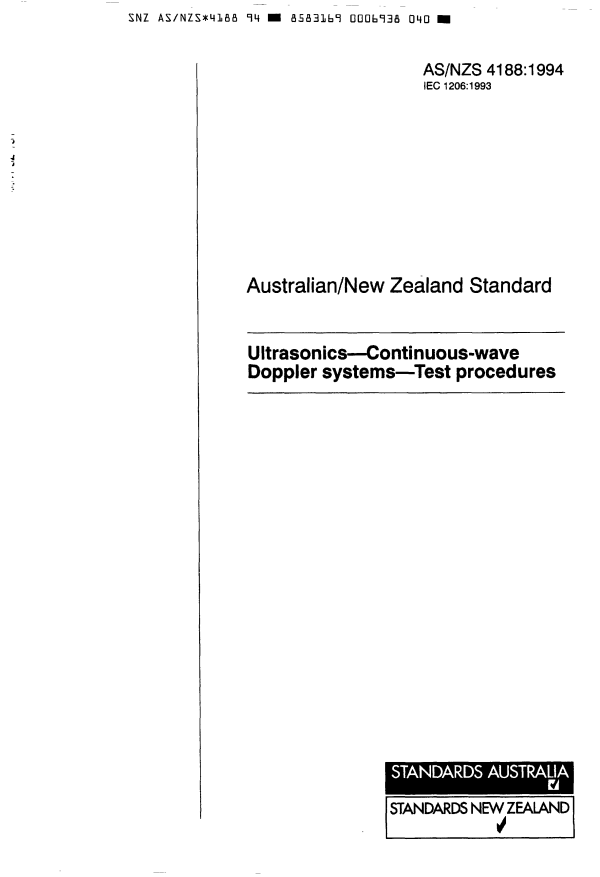 AS/NZS 4188:1994