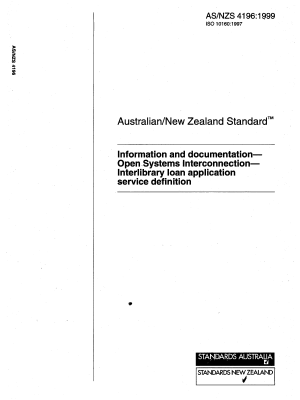 AS/NZS 4196:1999