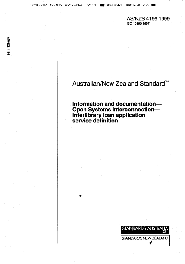 AS/NZS 4196:1999