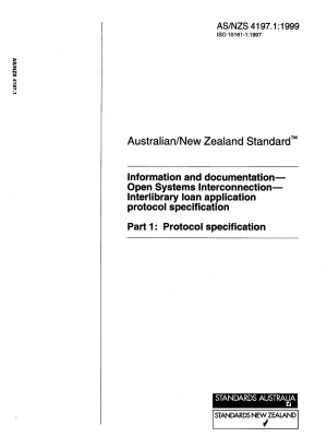 AS/NZS 4197.1:1999