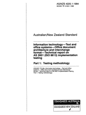 AS/NZS 4225.1:1994