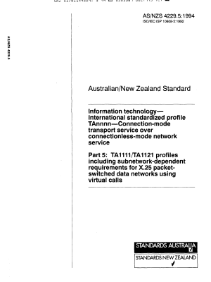 AS/NZS 4229.5:1994