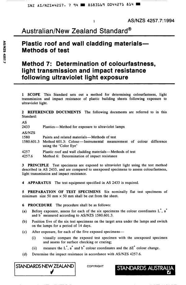 AS/NZS 4257.7:1994