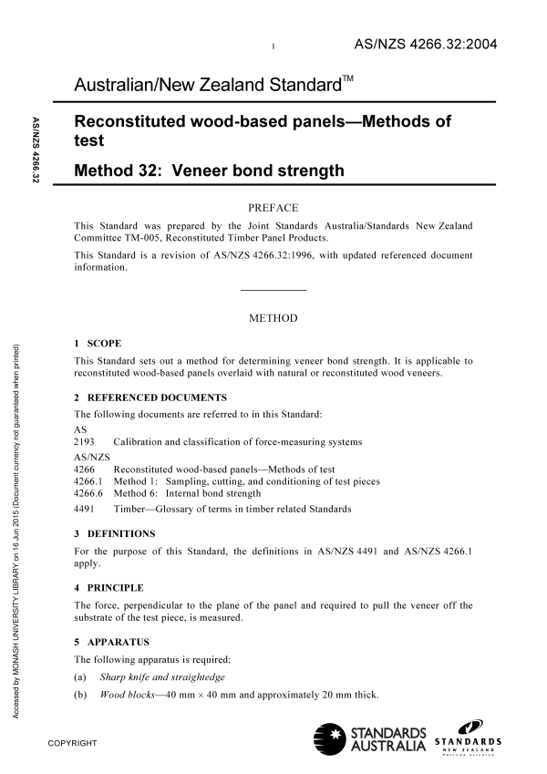 AS/NZS 4266.32:2004 AS/NZS 4266.32:2004