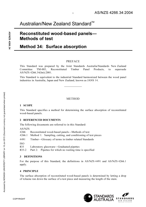 AS/NZS 4266.34:2004 AS/NZS 4266.34:2004