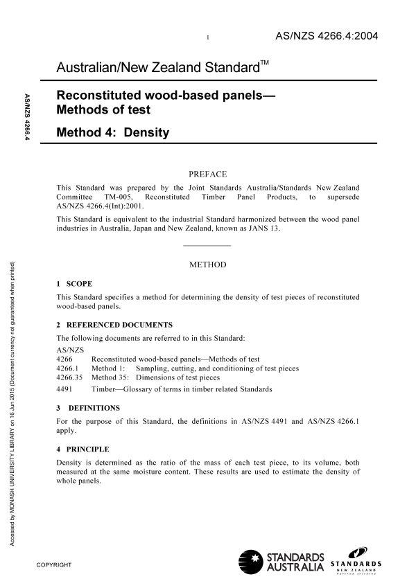 AS/NZS 4266.4:2004 AS/NZS 4266.4:2004