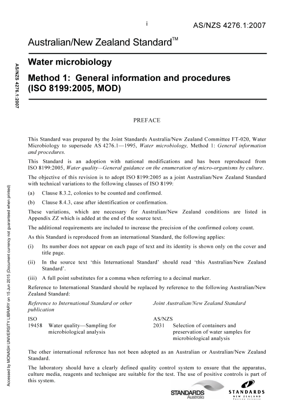 AS/NZS 4276.1:2007