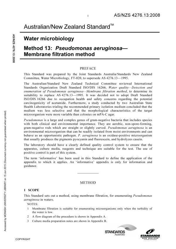 AS/NZS 4276.13:2008