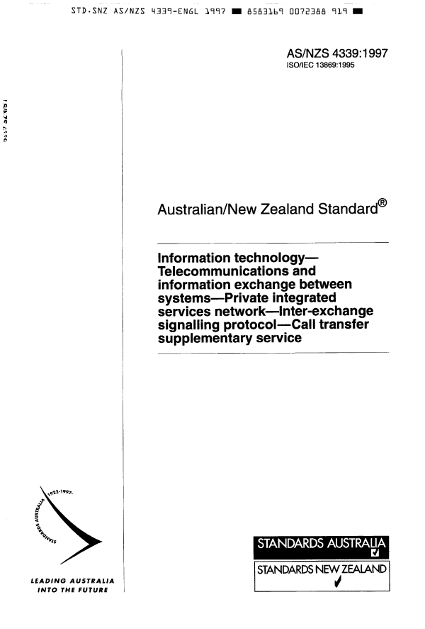 AS/NZS 4339:1997 AS/NZS 4339:1997