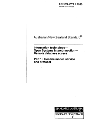 AS/NZS 4379.1:1996