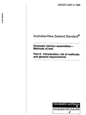 AS/NZS 4387.0:1996