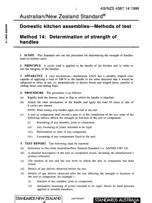 AS/NZS 4387.14:1996
