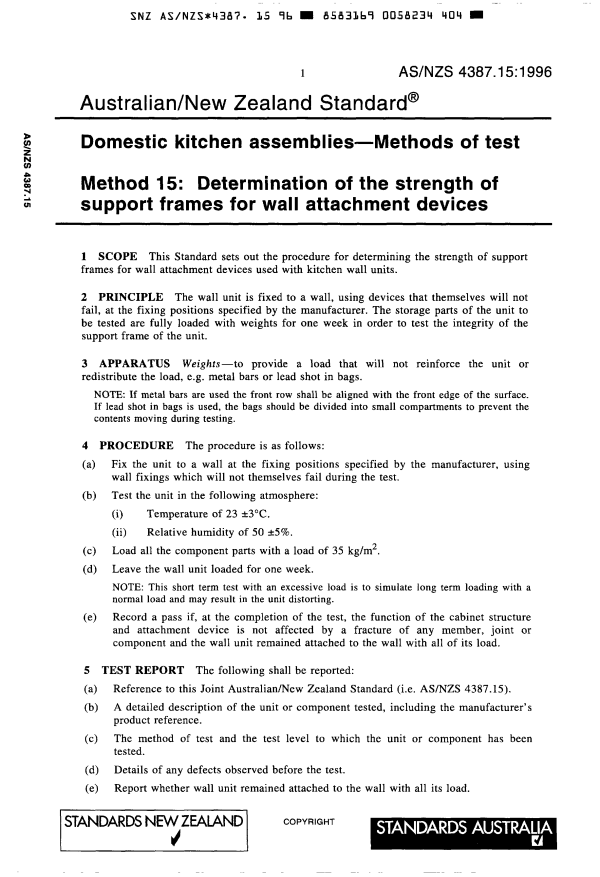 AS/NZS 4387.15:1996