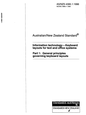 AS/NZS 4395.1:1996