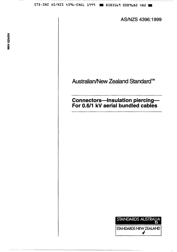 AS/NZS 4396:1999 AS/NZS 4396:1999