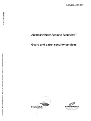 AS/NZS 4421:2011