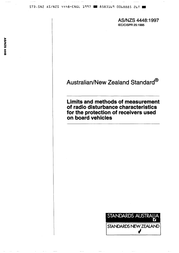 AS/NZS 4448:1997