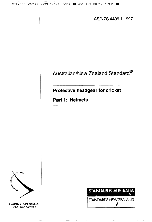 AS/NZS 4499.1:1997 PDF
