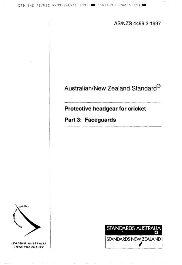 AS/NZS 4499.3:1997