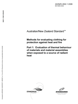 AS/NZS 4502.1:2006