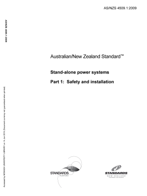 AS/NZS 4509.1:2009