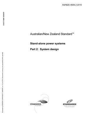 AS/NZS 4509.2:2010